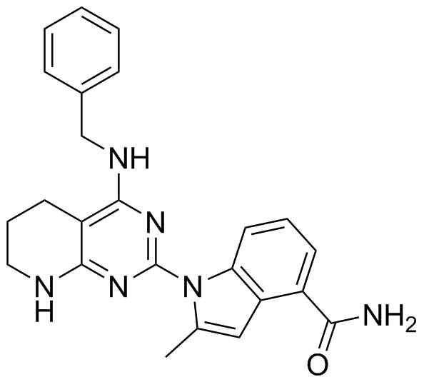 1-(4-(Benzylamino)-5,6,7,8-Tetrahydropyrido[2,3-D]Pyrimidin-2-Yl)-2-Methyl-1H-Indole-4-Carboxamide
